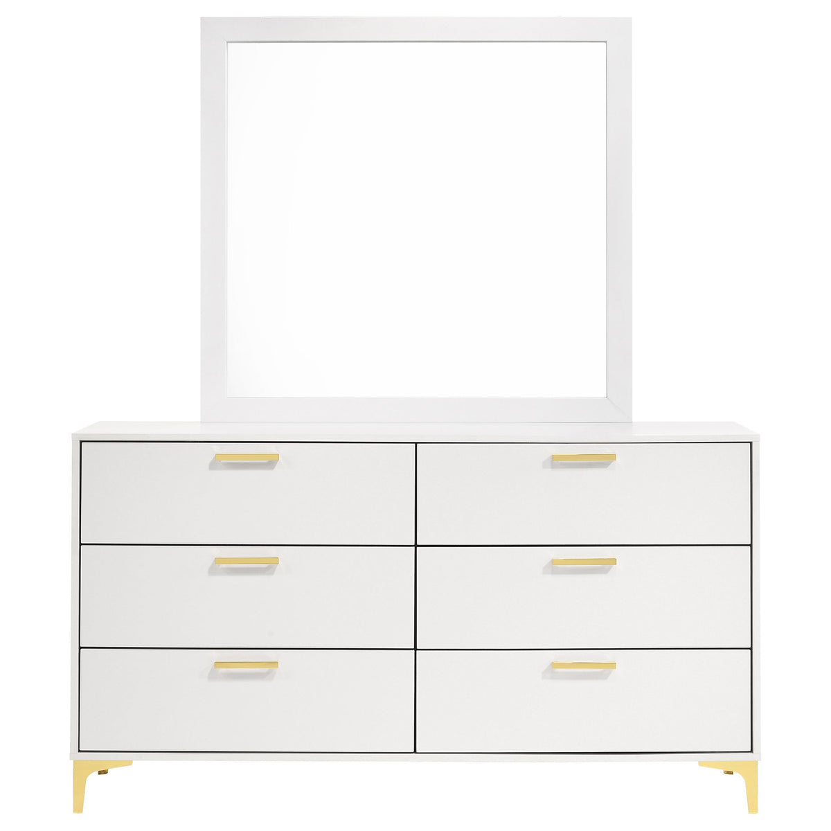 Kendall 6-drawer Dresser with Mirror