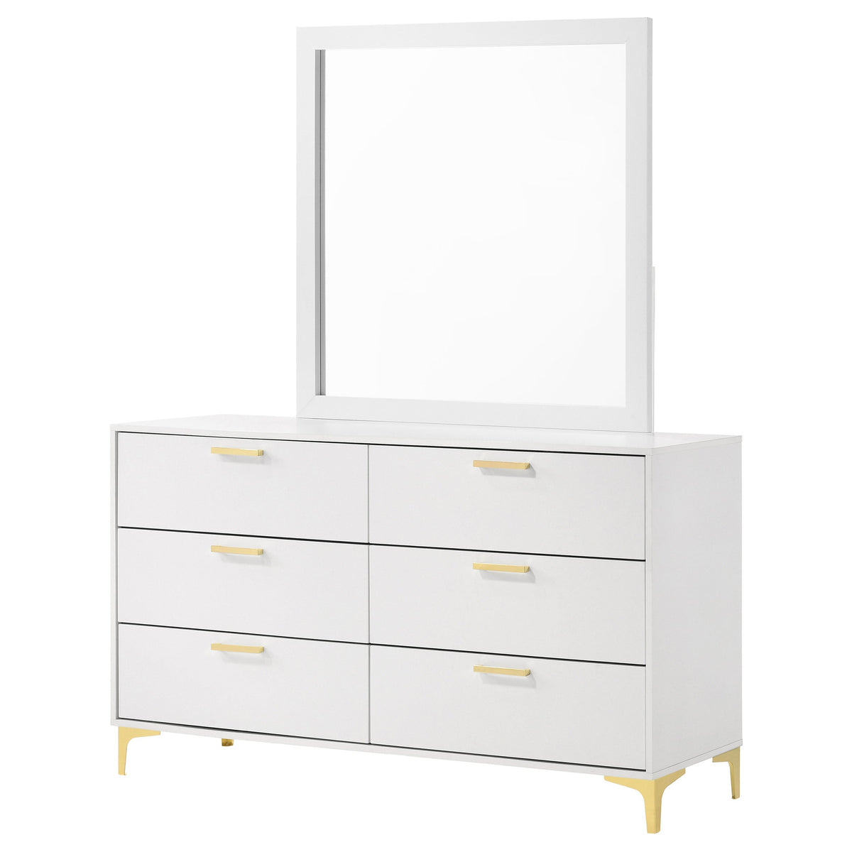 Kendall 6-drawer Dresser with Mirror