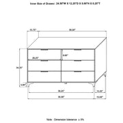 Kendall 6-drawer Dresser
