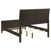 Wilkes 51-inch Upholstered Bed Dark Cocoa