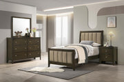Wilkes Bedroom Set Dark Cocoa Twin 4-piece