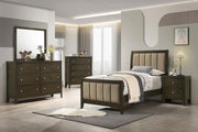 Wilkes Bedroom Set Dark Cocoa Twin 5-piece