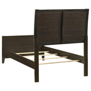 Wilkes 51-inch Upholstered Bed Dark Cocoa