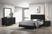 Kendall Bedroom Set Black Queen 4-piece