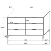 Kendall 6-drawer Dresser