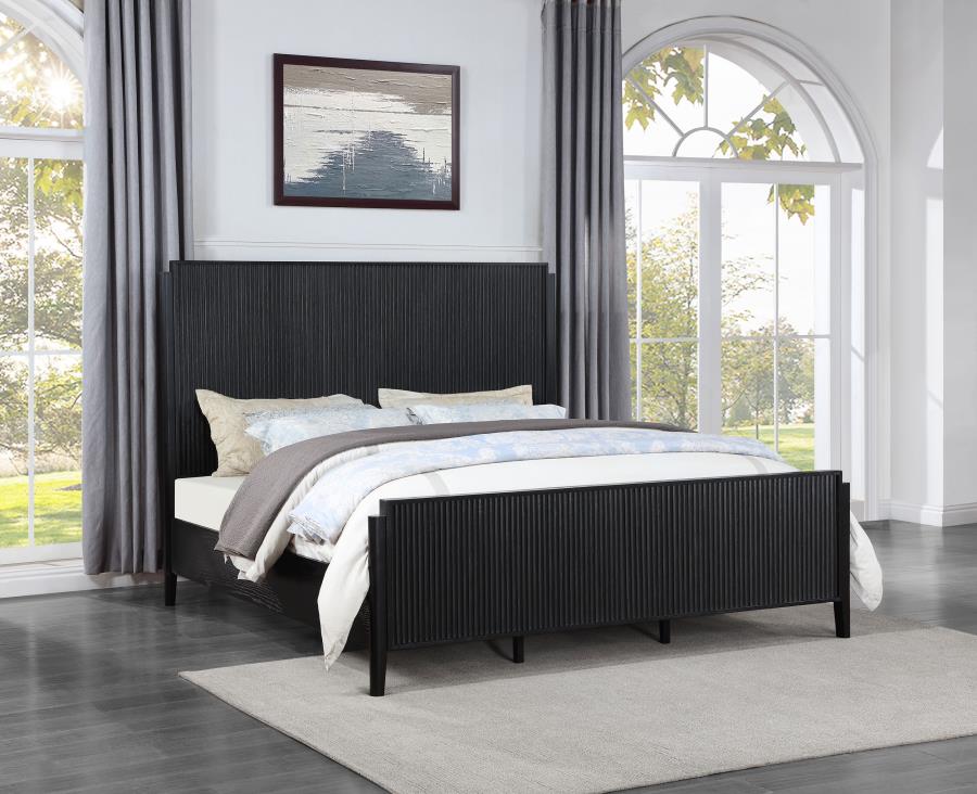 Brookmead Wood Panel Bed Eastern King
