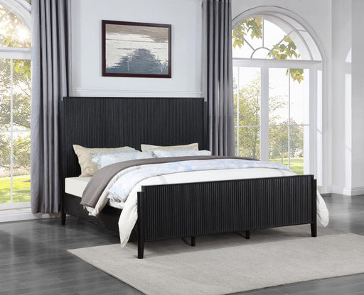 Brookmead Wood Panel Bed Eastern King