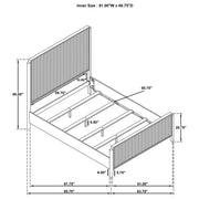 Brookmead Wood Panel Bed