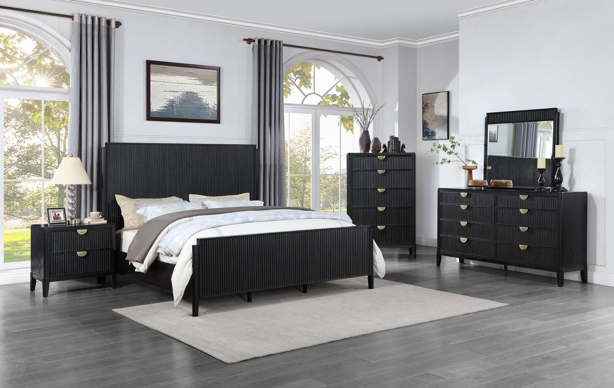 Brookmead Wood Panel Bed
