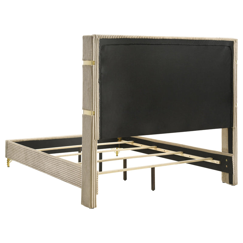 Lucia 61-inch Upholstered Wingback Bed