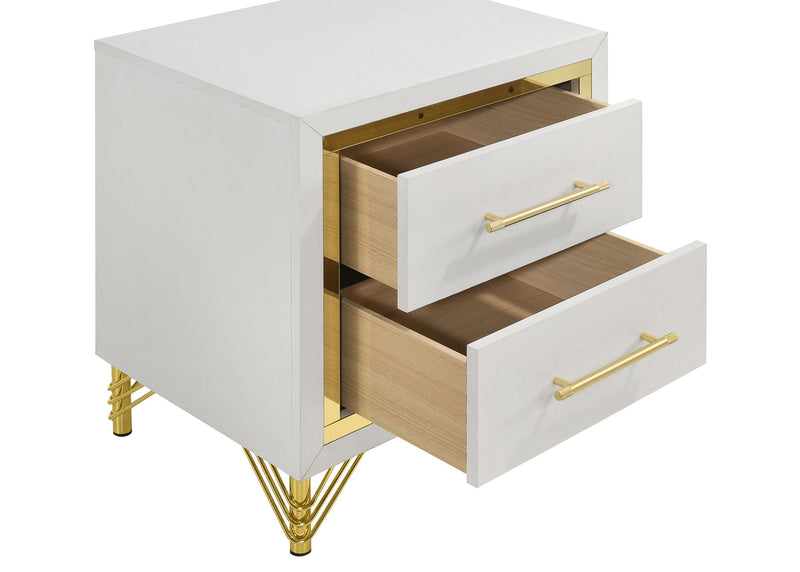 Lucia 2-drawer Nightstand Bedside Table