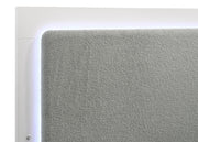 Caraway Wood LED Panel Bed
