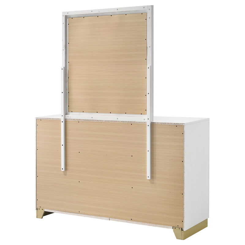 Caraway 6-drawer Dresser with Mirror