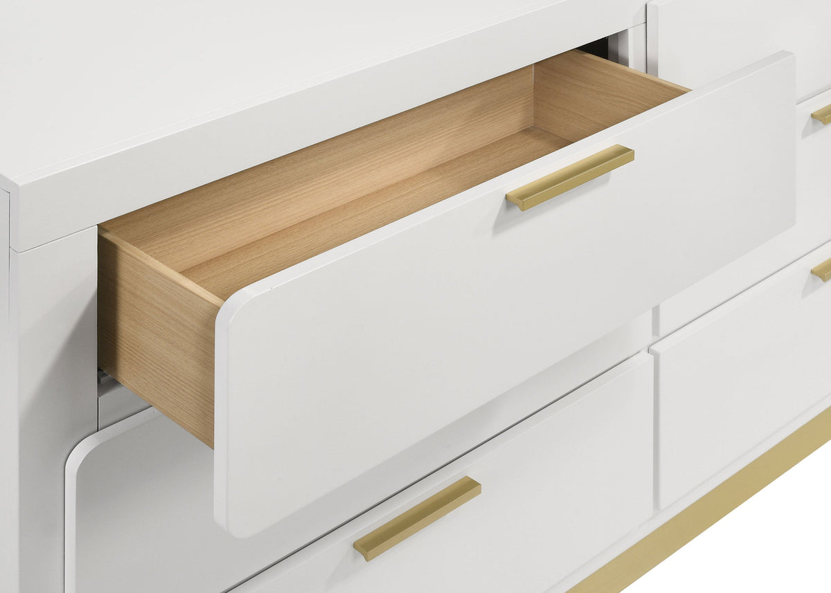 Caraway 6-drawer Dresser with Mirror
