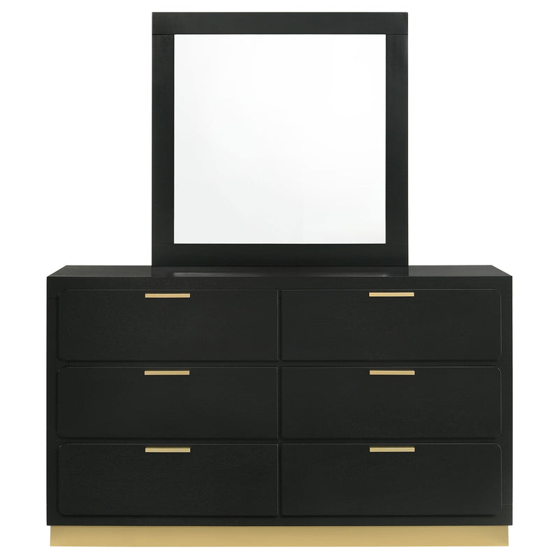 Caraway 6-drawer Dresser with Mirror