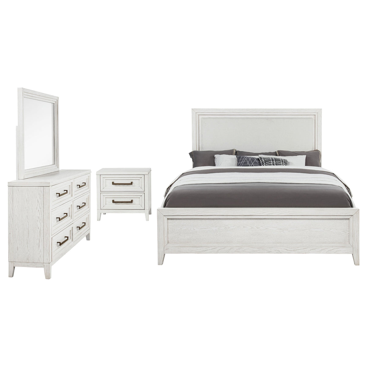 Marielle Bedroom Set Distressed