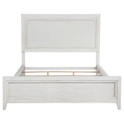 Marielle Upholstered Panel Bed Distressed