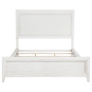 Marielle Upholstered Panel Bed Distressed
