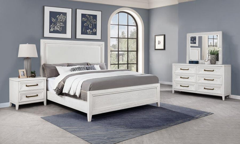 Marielle Bedroom Set Distressed Queen 4-piece