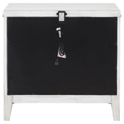 Marielle 2-drawer Nightstand Bedside Table Distressed White