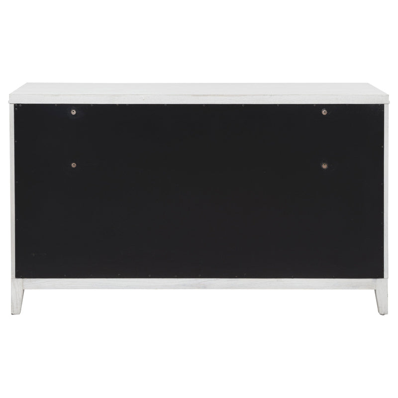 Marielle 6-drawer Bedroom Dresser Distressed White