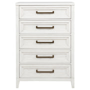 Marielle 5-drawer Bedroom Chest Distressed White