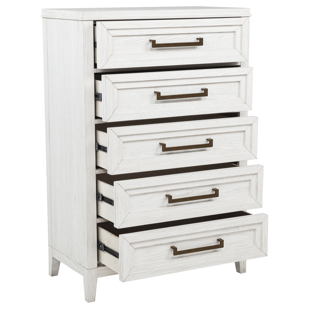 Marielle 5-drawer Bedroom Chest Distressed White