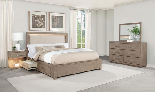 Kenora Bedroom Set Barley Brown Eastern King 4-piece