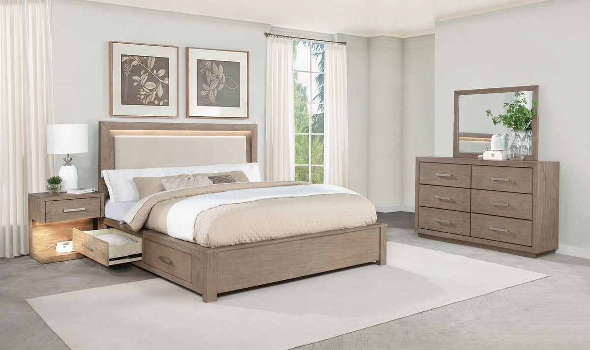 Kenora Bedroom Set Barley Brown
