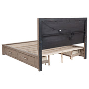 Kenora 56-inch LED Storage Bed Barley Brown