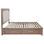 Kenora 56-inch LED Storage Bed Barley Brown