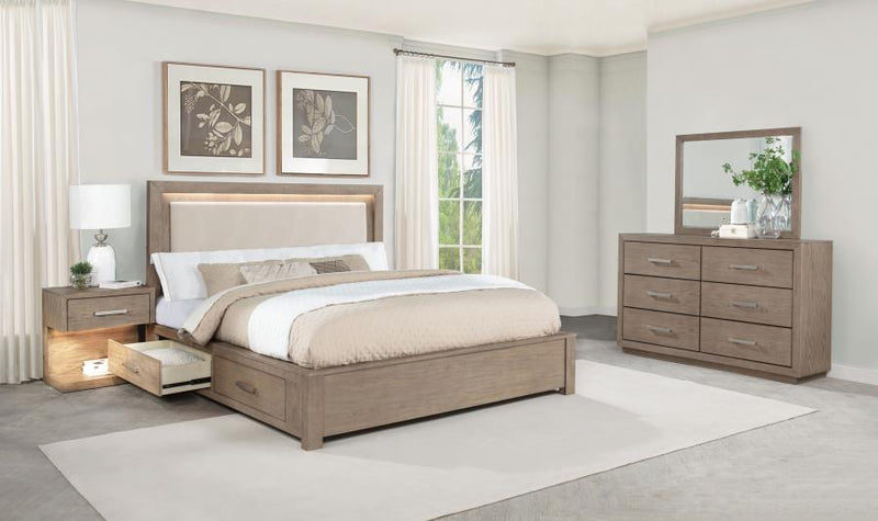Kenora Bedroom Set Barley Brown California King 4-piece