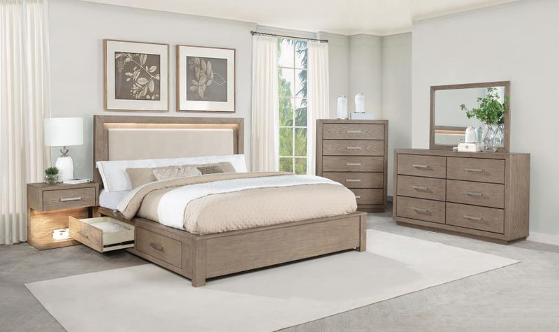 Kenora Bedroom Set Barley Brown California King 5-piece