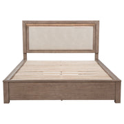 Kenora 56-inch LED Storage Bed Barley Brown