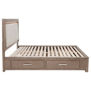 Kenora 56-inch LED Storage Bed Barley Brown