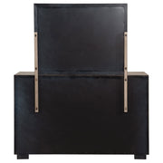 Kenora 6-drawer Dresser and Mirror Barley Brown