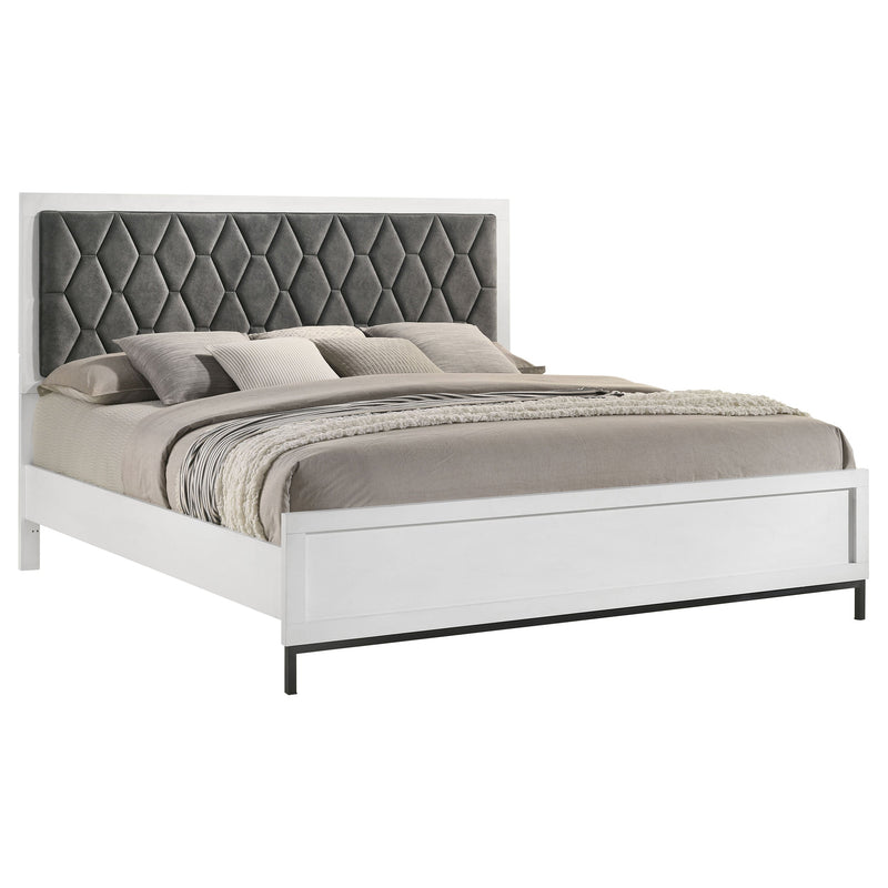 Sonora Upholstered Panel Bed