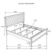 Sonora Upholstered Panel Bed
