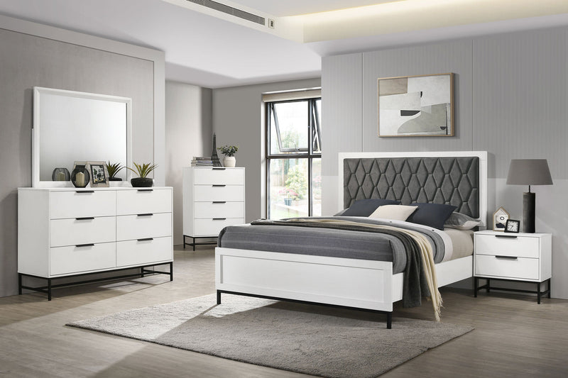 Sonora Upholstered Panel Bed