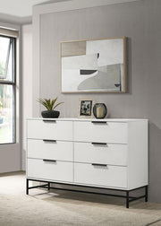 Sonora 6-drawer Bedroom Dresser White Default Title