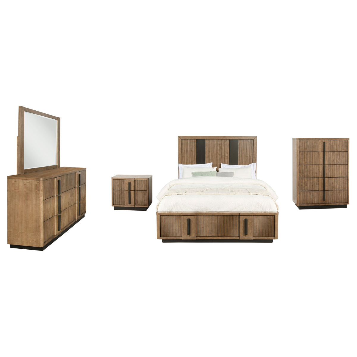 Terrace Bedroom Set Ash Brown
