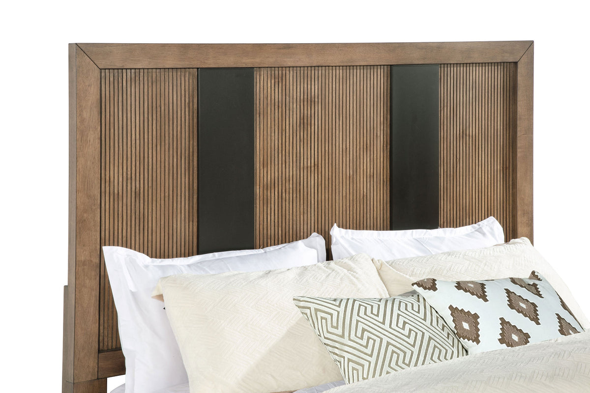 Terrace 2-drawer Storage Bed Ash Brown