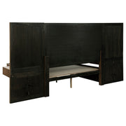 Terrace Wall Panel Storage Bed Ash Brown