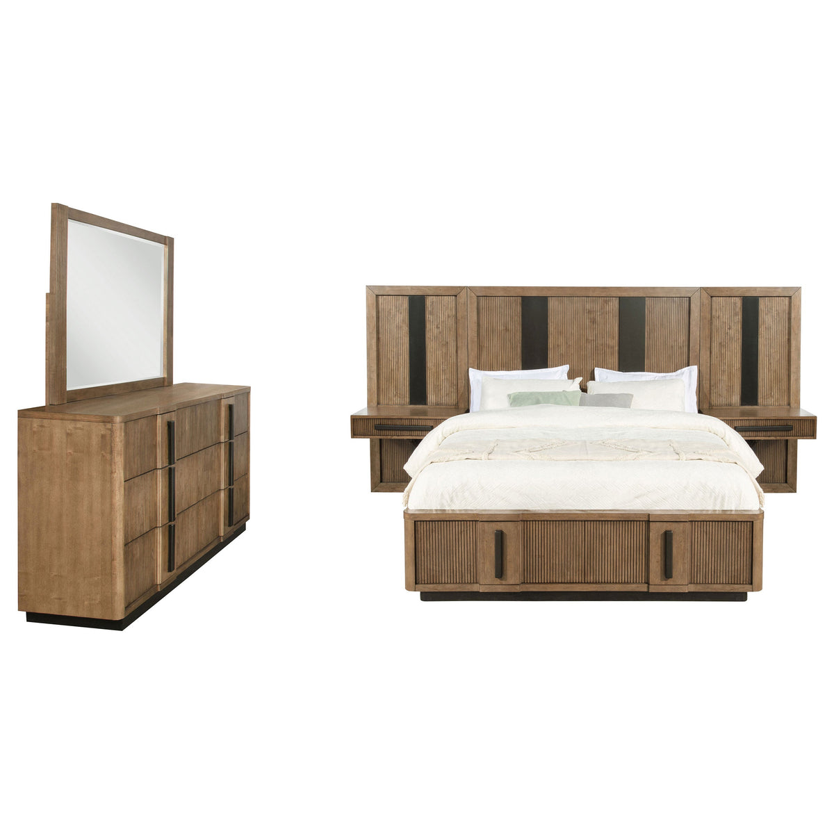 Terrace Panel Bedroom Set Ash Brown