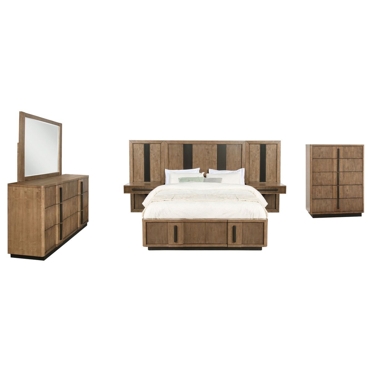 Terrace Panel Bedroom Set Ash Brown
