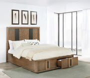 Terrace 2-drawer Storage Bed Ash Brown California King