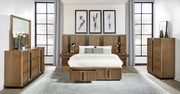 Terrace 2-drawer Storage Bed Ash Brown