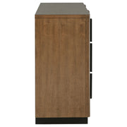 Terrace 6-drawer Dresser Cabinet Ash Brown
