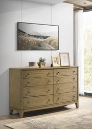 Granada 8-drawer Dresser Cabinet Natural Pine Default Title