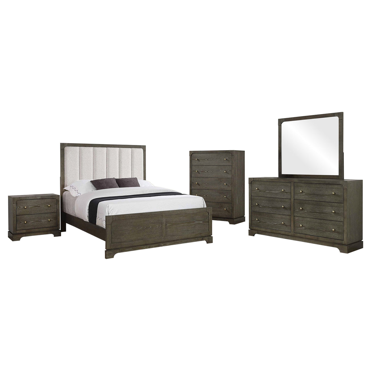 Gran Park Bedroom Set Dark Cocoa
